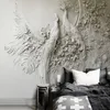 Benutzerdefinierte Wandbild Tapete 3D Geprägte Pfau Wandmalerei Moderne Kunst Wohnzimmer TV Sofa Schlafzimmer Hintergrund Wandverkleidung 3D Fresko