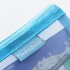 Transparent Mesh School Pencil Bags Capacity Nylon Pen Bag Case For Kid Gift Office Supplies Creative Papeterie