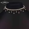GLSEEVO Design Original fait à la main perlé gland collier ras du cou pour meilleur ami naturel perle d'eau douce bijoux de luxe GN0227