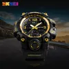 Wristwatches SKMEI Fashion Men Clock 5Bar Waterproof Male Sport Watches Montre Homme 1155B Old Style 4 Kinds Color Drop