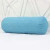 Pillow Home Office Cylinder Waist Backrest Cushion For Sofa Chair Couch Bench Bed Throw Pillows Removable Solid Color Linen