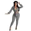 Women's Two Piece Pants Designers Women Clothes 2023 style temperament slim fit thousand bird check print two-piece women's suit Fashion