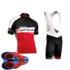 サイクリングジャージーNEW NWチームメン半袖Maillot Ropa Ciclismo MTBスポーツウェアバイク衣料品ショートパンツ9DジェルパッドY3017305