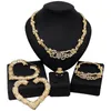 Earrings & Necklace Yulaili Hugs And Kisses XO Jewelry Sets Drop Big Bracelet Ring For Woman Party Accessories Gifts