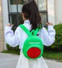 Enfants dessin animé peluche peluche sac à dos orange melon d'eau peluche sacs mini jouets de peluche mignon bébé sac à dos garçon fille snack sac