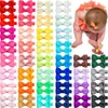 Acessórios de cabelo 80 peças Bebê clipes 2 polegadas arcos totalmente embrulhados jacaré para infantil e meninas 40 cores em pares