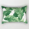 Coussin / oreiller décoratif série végétale couverture pour la maison décor de couchage feuille motif floral imprimé rectangle coussin chaise décorative canapé