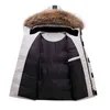 Heren Thermische Donsjack Dikke Puffer Jas Hoge Kwaliteit Overjas Winter Parka 90% Witte Eend Afneembare Cap 211216