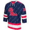 Ole Miss Hockey Jersey Eli Manning Antony Patrinos Cameron Parent Conor Huie Bryce Campo Aiden Lean Marcus Eldredge Kurt Lindhorst Luke