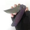 Versione personalizzata limitata Barker Knives Dragon Scale Hokkaido Flipper Coltello pieghevole Manico in titanio Sharp M390 Lama Strumenti tattici da campeggio all'aperto Nice Pocket EDC