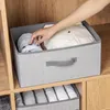 Schubladen-Aufbewahrungsboxen aus Vliesstoff, quadratisch, offene Sortierbox für Kleidung und Kleinteile FHL85-ZWL494