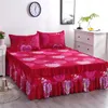 Sängkjoldräkt Fashion European American Style 1 Bed Stead 2 Pillow Case Sängkläder Lakan Badrum Dekoration Tillbehör F0001 2103172G