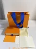 Modestil Orange Schmucksets Halskette Armband Ohrringe Ring Box Staubbeutel Geschenkbeutel Passend zum Shop Artikel s Nicht verkauft indi192B