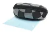 Summer Hard Case con cerniera occhiali da sole occhiali occhiali da compressione Case di tessuti in metallo nero in plastica di plastica per occhiali cassette da custodie1420814