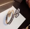 Braccialetto delle donne a forma di serpente piacevole Monili lucidi dei diamanti 2 colori bello regalo dei braccialetti della signora di disegno