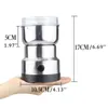 220V 50-400ml Kaffekvarn Elektrisk Mini Bean Nut Bönor Multifunktionell Hem Maskin Köksverktyg 210609