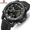 NAVIFORCE Fashion Sports Mens Watch Men Waterproof Quartz Watches Male Date LED Analog Digital Clock Relogio Masculino 210517