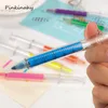 Surligneurs 6 couleurs/lot couleur bonbon surligneur stylo ensemble marqueurs fournitures scolaires de bureau