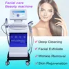 8 in 1 microdermoabrasione macchina per la cura del viso Dermoabrasione dell'acqua Hydro Oxygen Jet Peeling Ultrasonic spa viso Foto terapia della luce Ma