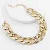 Vintage Overdreven Big Chunky Chain Choker Ketting voor Vrouwen 2021 Nieuwe CCB Plastic Dames Hals Collier Paar Sieraden