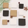 Cadeau cadeau 10pcs vendre bricolage kraft boîtes blancbrownnoir papier petite boîte à savon carton mini bijoux emballage carton1010103