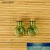 20pcsプロモーションガラスグリーン2mlミニスモールコルクボトル詰め替え可能なバイアルストッパーの装飾的な瓶コンテナーのためのペンダント
