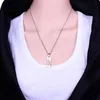 Pendant Necklaces Stainless Steel Couple Necklace Half Heart Puzzle Shape Titanium Lovers Fashion Accessories