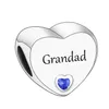 Fit Original Pandora Charm Bracelet 925 Sterling Silver Bride Son Happy Birthday Pink Zircon Love Heart Beads For Making Women231j293f