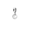 Adatto a braccialetti con ciondoli Pandora in argento sterling 925, cuore nero, tacchi alti, croce, amore, ciondolo, perline, creazione di gioielli