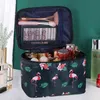 Nxy sacs à cosmétiques 1 Pc nouveau Flamingo femmes organisateur de voyage boîte de maquillage trousse de toilette lavage toilette grande pochette étanche 220303