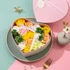 Valentines Day Soap Flower Heart-shaped Rose Flowers And Box Bouquet Wedding Decoration Gift Festival Gifts FFHH21-872