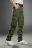 Mixcubic Waschen militärische Uniformhosen Männer tragen resistente Frachthosen für Männer Overalls Mehrfachtocket Overalls Männer Größe 28-38 Y0927