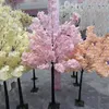 Sztuczne wiśniowe drzewo symulacja roślina fałszywa drzewo salon hotelowy dekoracje weselne domowe wyposażenie dostaw