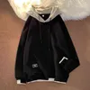 Automne Mode Sweats à capuche Hommes Sweats Casual Sweatshirts Qualité Coréen Jogger Texture Loose Pulls de base 211116