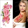 Belly/Waist Full Arm Waterproof Tattoo Temporary Tattoos Sticker Flower Water Transfer Tatoo Bady Art For Woman And Girl