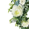 Decorative Flowers & Wreaths Artificial Lucky Topiary Wreath Home Door Decor Greenery Wedding Event Artifical Plants Garland Spring Sum