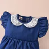 Baby Girl casual Lace Collar Jumpsuits 210528