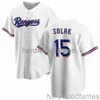 Anpassad Nick Solak # 15 Jersey Stitched Men Women Youth Kid Baseball Jersey XS-6XL