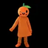 Halloween Orange Costume De Mascotte De Haute qualité Dessin Animé Fruit Anime thème personnage Adultes Taille De Noël Carnaval Fête D'anniversaire Tenue De Plein Air