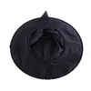 Costumes d'Halloween Sorcière Chapeaux Mascarade Assistant Noir Spire Chapeau Sorcières Costume Accessoire Cosplay Partie Fantaisie Robe Décor ZWL643