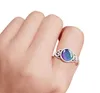 Les anneaux de bande d'humeur changent de couleur à votre température révéler votre émotion intérieure Bijoux d'anneau de doigt bon marché