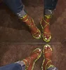 Scarpe piatte da donna tacco a testa tonda moda modello serpente singolo 4 colori sandali taglie forti 36-43
