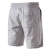 Aiopeson Märke 100% Bomull Mens Shorts Solid Färg Broderi Casual Sommar Fashion Högkvalitativ last 210714