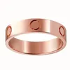 kobieta zespół miłość pierścionek tytanowa stal Unisex designerskie pierścionki mężczyźni kobiety para pierścienie śrubowe biżuteria dla miłośników prezent rozmiar 5-11 nigdy nie znikną 4mm 5mm 6mm