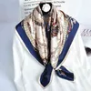 100 Natural Silk Square Scarf Women Luxury Designer Print Satin Head Scarf Large Bandana Pure Silk Scarf Echarpe Femme 88x88cm 221522650