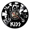 The latest wall clocks, rock music art wall clock with light, home decoration, a variety of styles to choose from