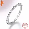 Klusterringar 100% 925 Sterling Silver Glänsande CZ Enkelt för tjejer Ladies Engagement Julklapp 2021 Finger Ring Smycken