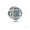 925 Sterling Silver Beads Fit Original Charm Armband Sea Blue Zircon Stars Snowflake Silver 925 Fashion Jewelry4288129