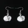 Stud Dangle Lustre Mode Fait À La Main Conception Simple Feuille De Citrouille Automne Thanksgiving Halloween Boucles D'oreilles Pendantes Pour Les Femmes Cadeau Bijoux De Mode Mignon Petit Objet