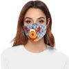New Unisex mask 3D cartoon snowman Christmas print washable breathable hanging ear masks